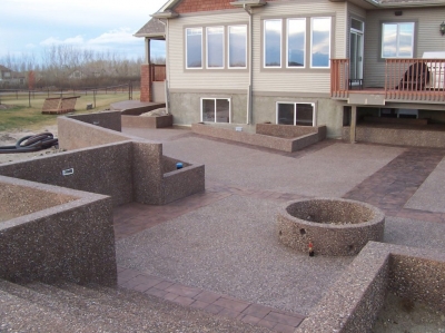 Patio and Fire Pits